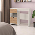 Huxley 2 Drawer Dressing Table Oak Cashmere from Roseland Furniture