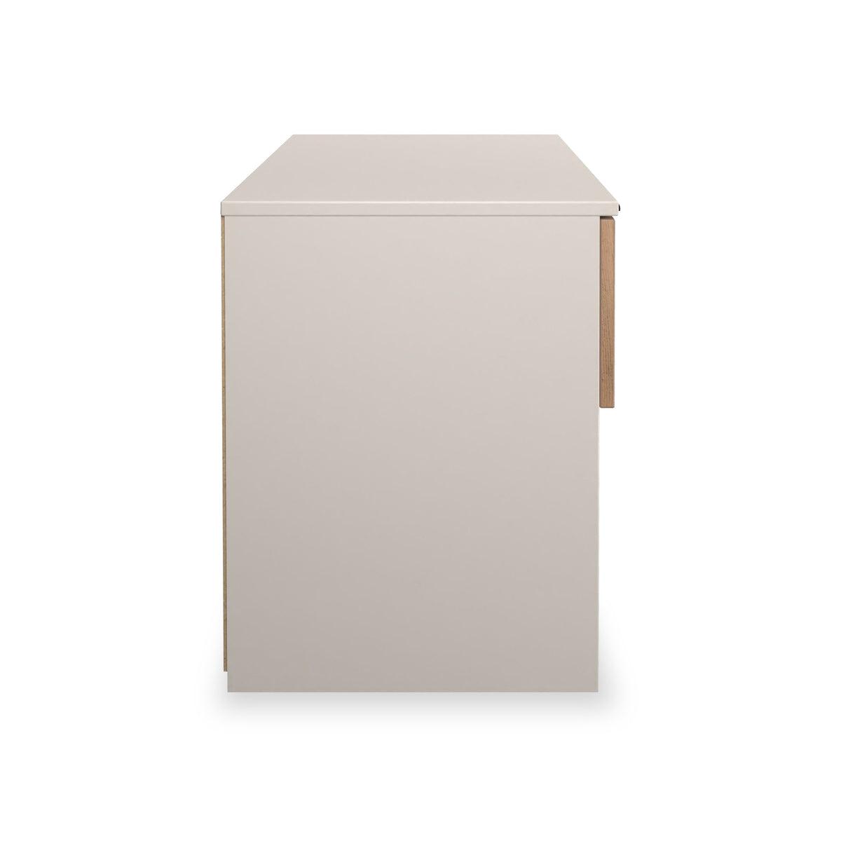 Huxley 2 Drawer Low Storage Unit Oak Cashmere from Roseland Furniture