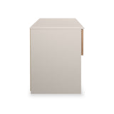 Huxley 2 Drawer Low Storage Unit Oak Cashmere from Roseland Furniture