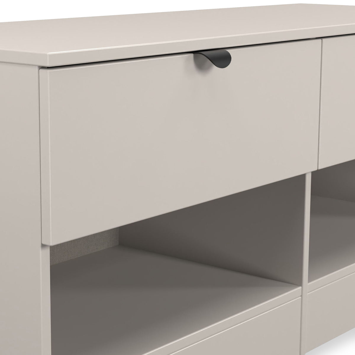 Huxley 2 Drawer Low Storage Unit Cashmere from Roseland Furniture