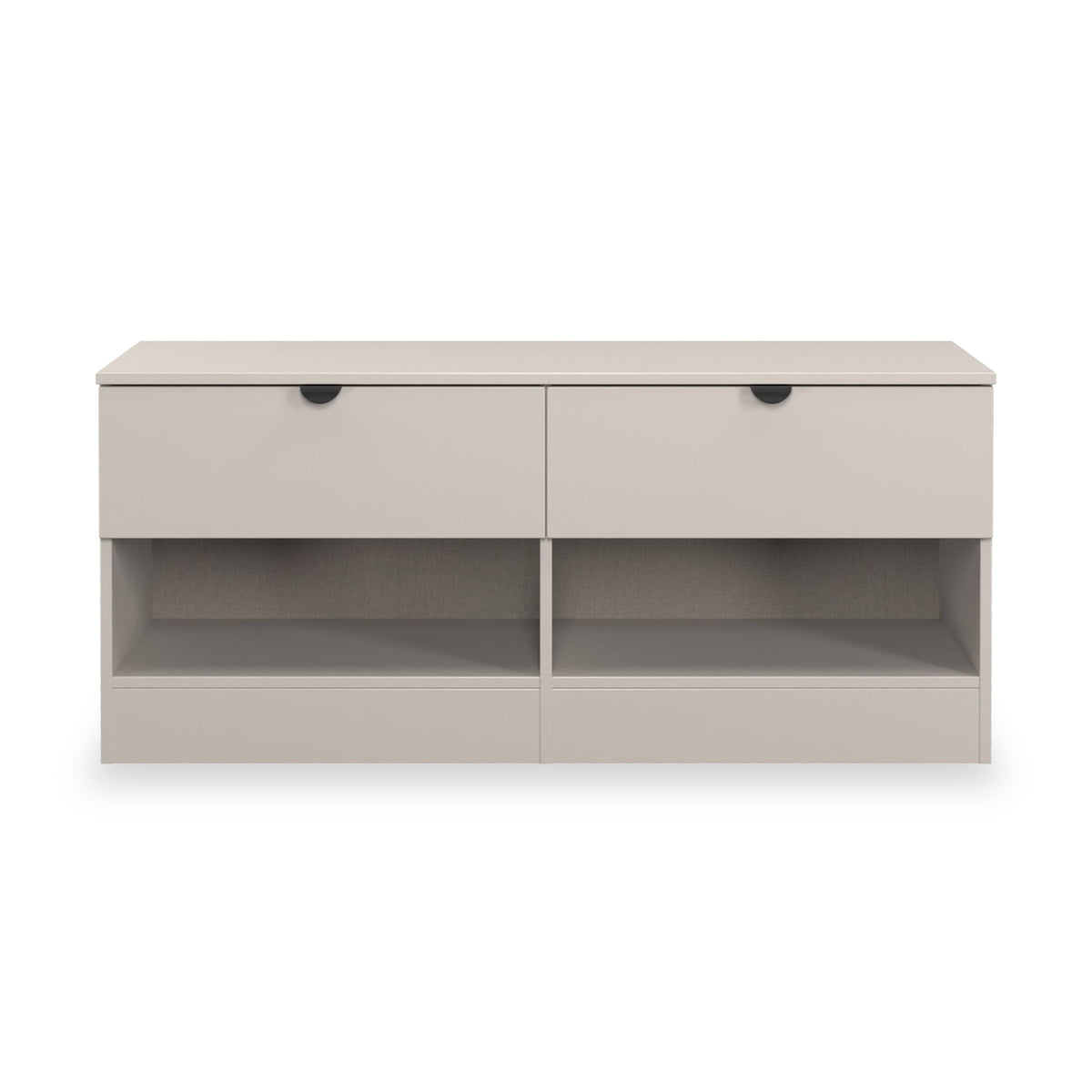 Huxley 2 Drawer Low Storage Unit Cashmere from Roseland Furniture