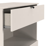 Huxley 2 Drawer Deep Chest Cashmere Side1 from Roseland Furniture