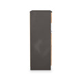 Huxley 3 Drawer Deep Chest Oak Graphite from Roseland Furniture