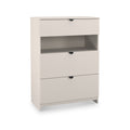 Huxley 3 Drawer Deep Chest Cashmere from Roseland Furniture