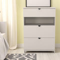 Huxley 3 Drawer Deep Chest Cashmere from Roseland Furniture