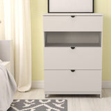 Huxley 3 Drawer Deep Chest Cashmere from Roseland Furniture
