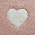 Brockton Pink Star & Heart Kids Rug