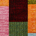 Brockton Multi Cube Patterned Hand Carved Rug