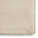 Brockton Beige Blue Square Patterned Hand Carved Rug