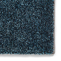Brockton Blue Grey Square Patterned Hand Carved Rug