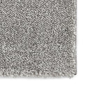 Brockton Grey Cream Square Patterned Hand Carved Rug