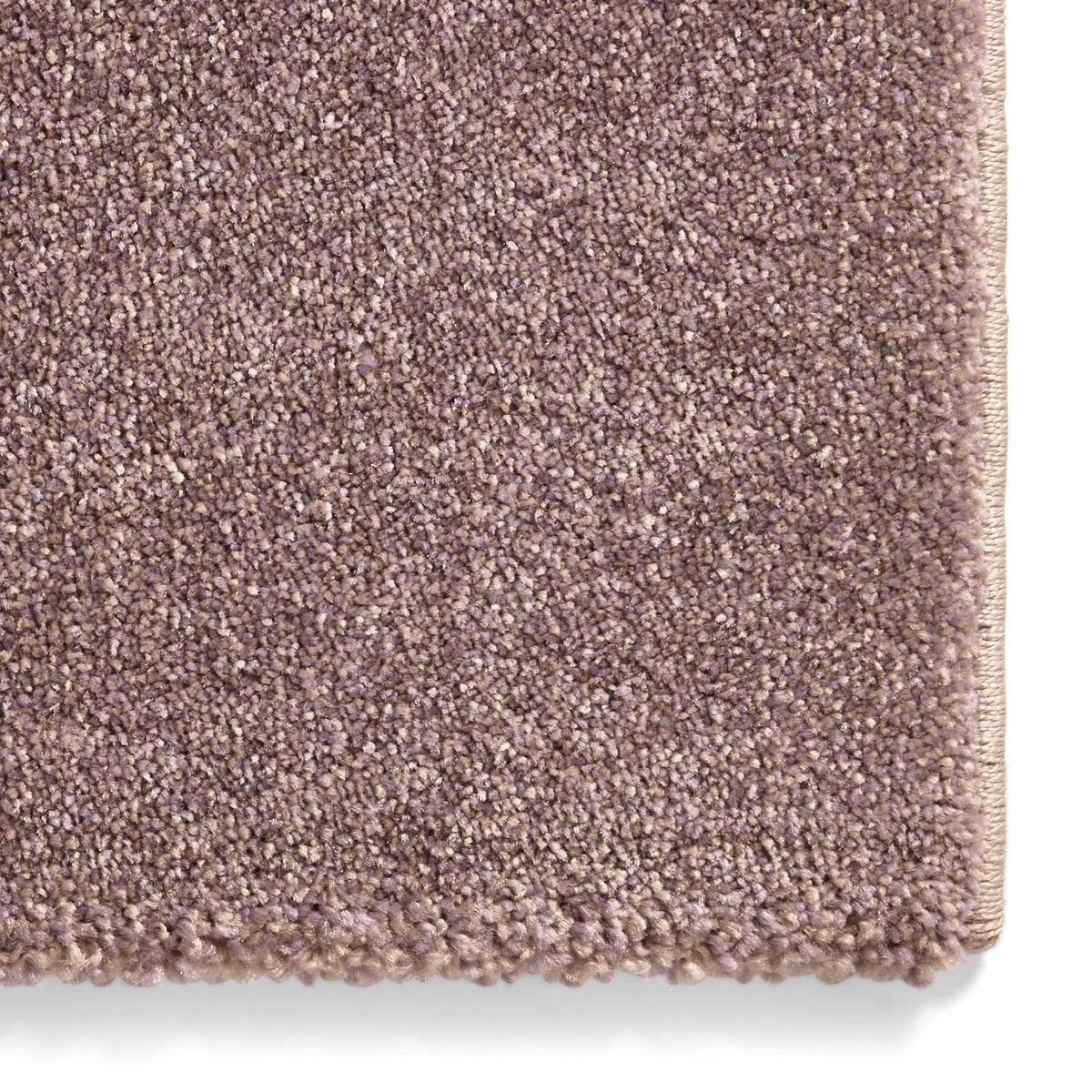 Brockton Purple Beige Square Patterned Hand Carved Rug
