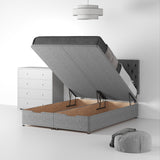 RFBTS-D-OT-SS---Farrow-Diamond-26HB-Ottoman---Linen-Look---SD-K-Linen-Silver---Life1 from Roseland Furniture