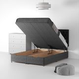 RFBTS-SK-OT-SC---Farrow-Diamond-26HB-Ottoman---Linen-Look---SK-Linen-Charcoal---Life1 from Roseland furniture