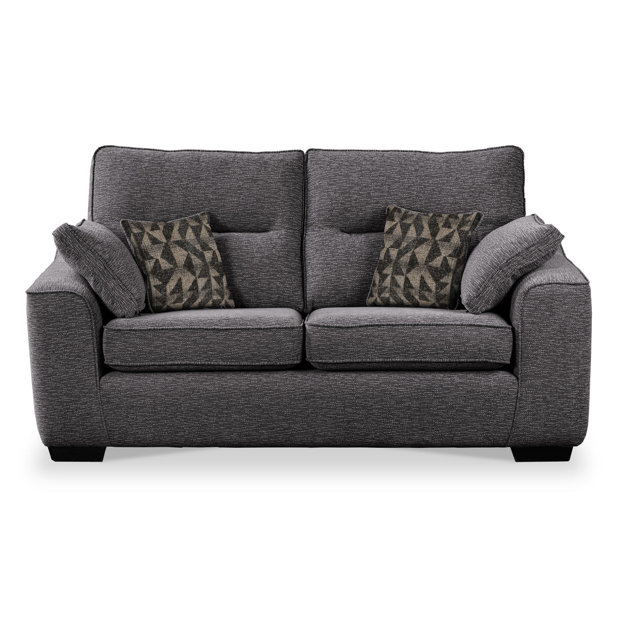 Sudbury Charcoal 2 Seater Sofabed with Charcoal Scatter Cushions