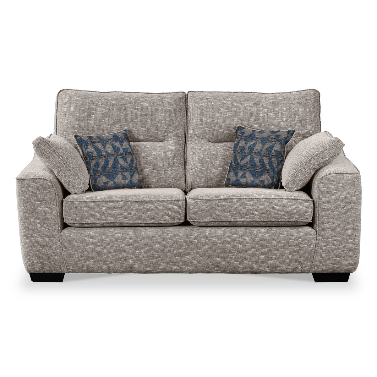 Sudbury Taupe 2 Seater Sofabed with Aegean Scatter Cushions from Roseland Furniture