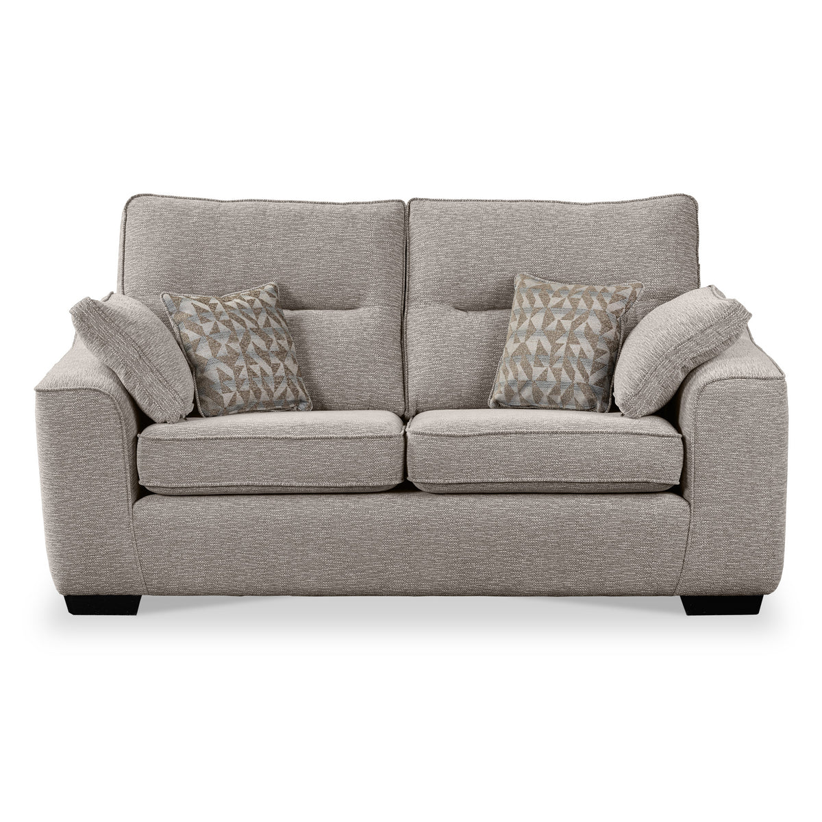 Sudbury Taupe 2 Seater Sofabed with Taupe Scatter Cushions