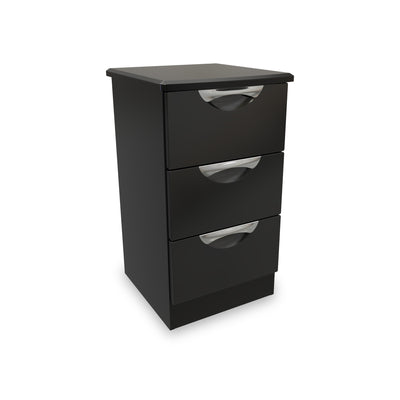 Beckett Gloss 3 Drawer Bedside Cabinet