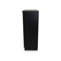 Beckett Black Gloss 5 Drawer Chest from Roseland