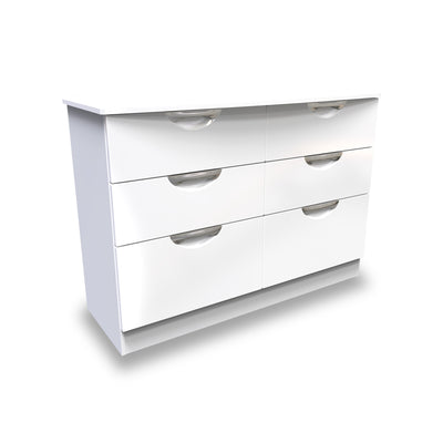 Beckett Gloss 6 Drawer Wide Chest