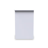Beckett White Gloss 3 Drawer Storage Desk by Roseland Furniture