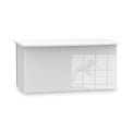 Beckett White Gloss Blanket Box from roseland furniture