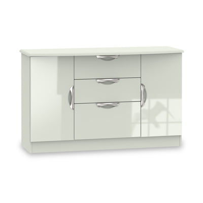 Beckett Gloss 2 Door 3 Drawer Sideboard