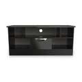 Beckett Black Gloss 1 Drawer TV Unit by Roseland Furniture