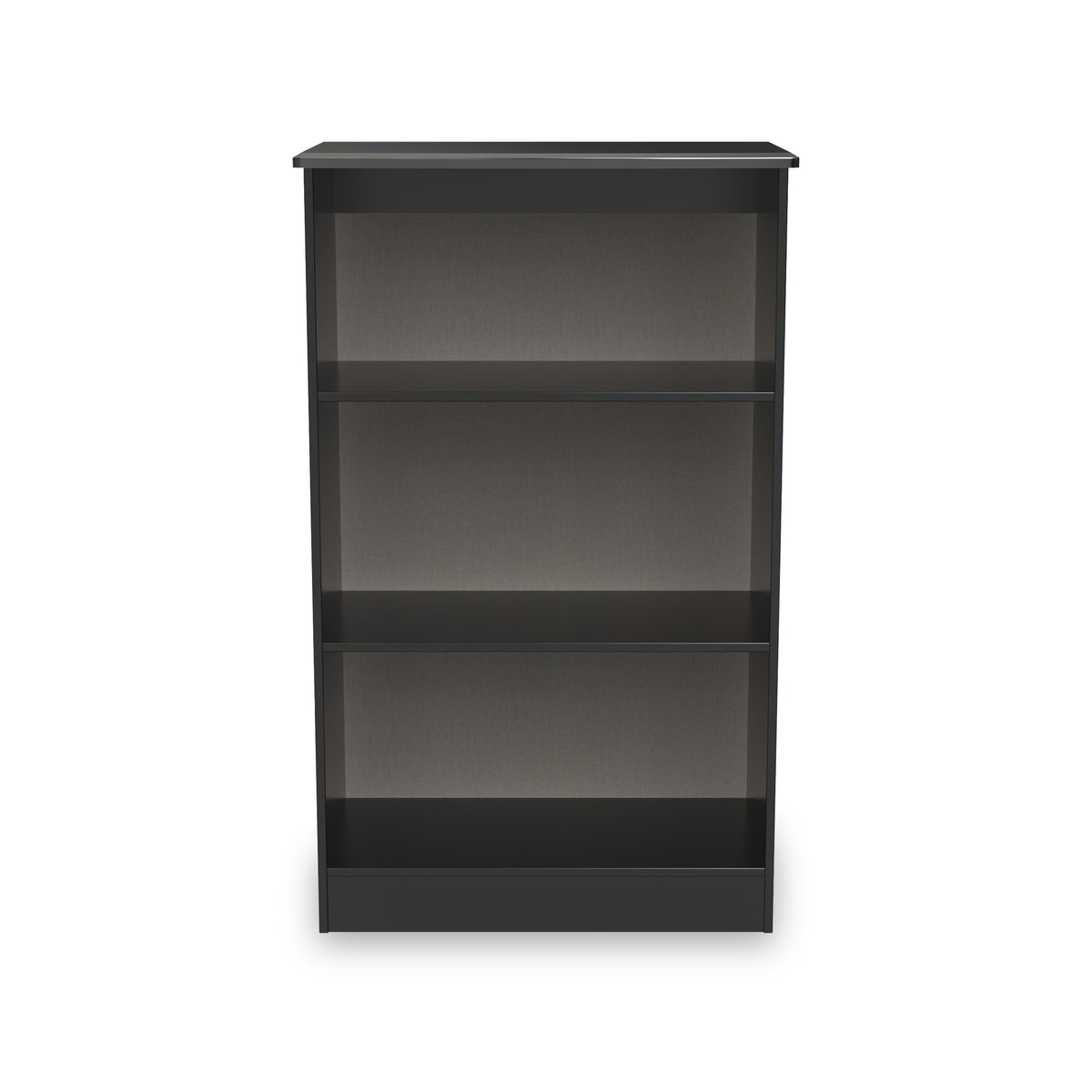 Beckett Black 3 Shelf Bookcase