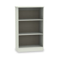 Beckett Cream Gloss 3 Shelf Bookcase from Roseland