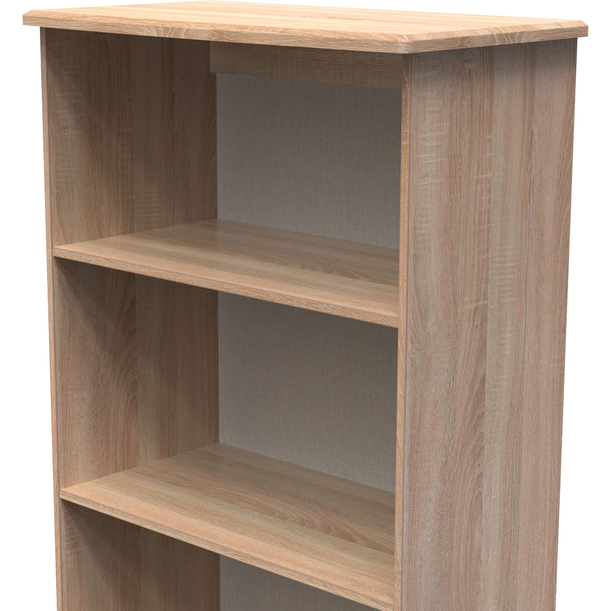 Beckett Light Wood 3 Shelf Bookcase