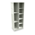 Beckett Cream Gloss Tall Shelving Unit from Roseland