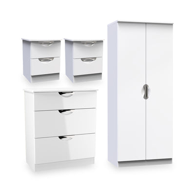 Beckett 4 Piece Bedroom Furniture Set