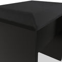 Beckett Black Gloss Dressing Table with Stool from Roseland