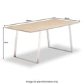 Lewis 1.8m Rectangular Dining Table