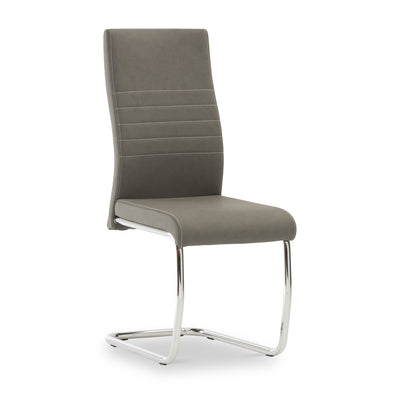 Turner Grey Faux Leather Dining Chair