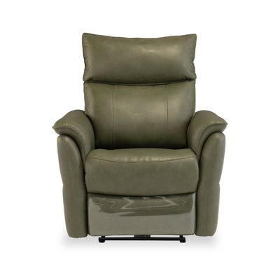 Anders Faux Leather Power Recliner Armchair