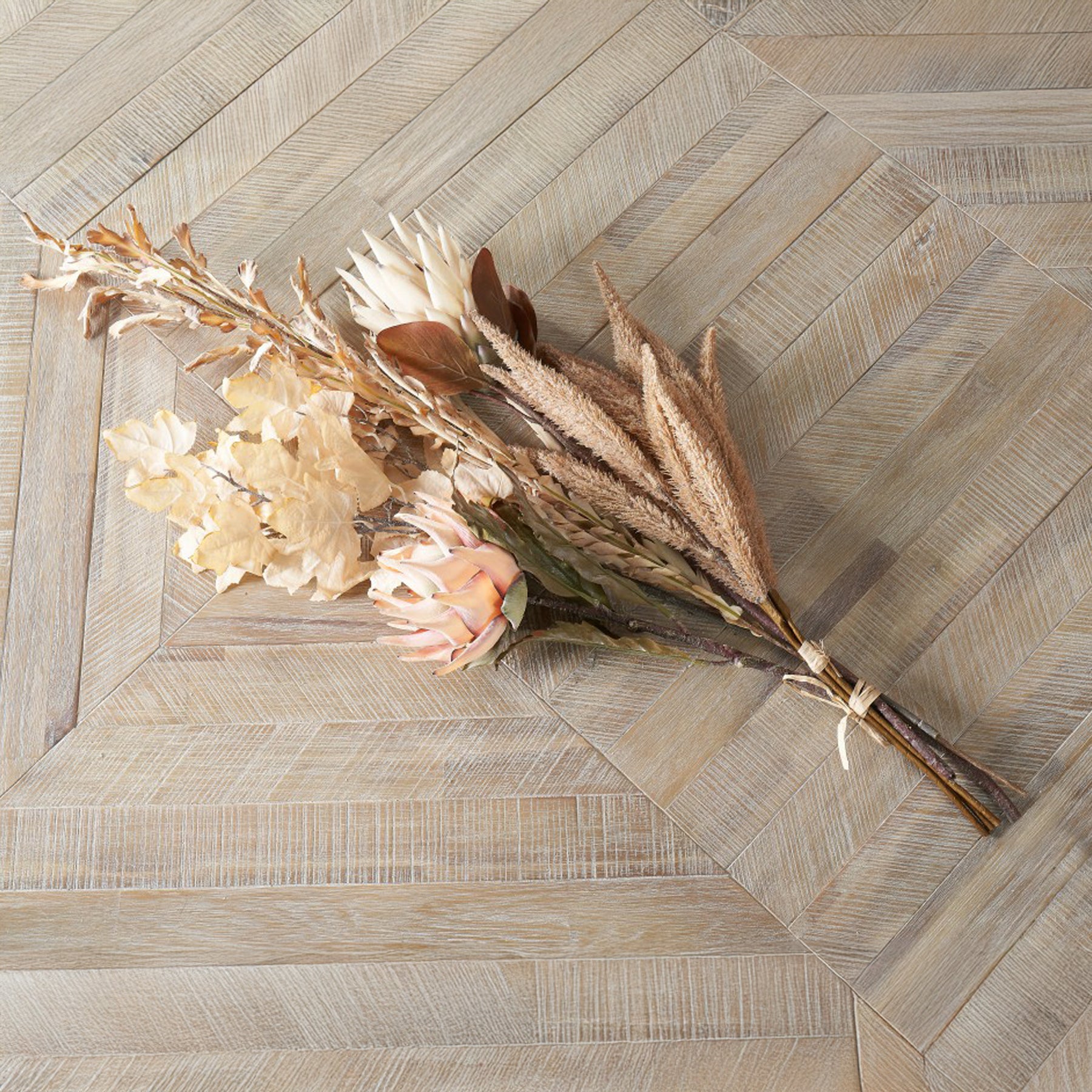 Natural Apricot Dried Flower Bunch from Roseland Furniture