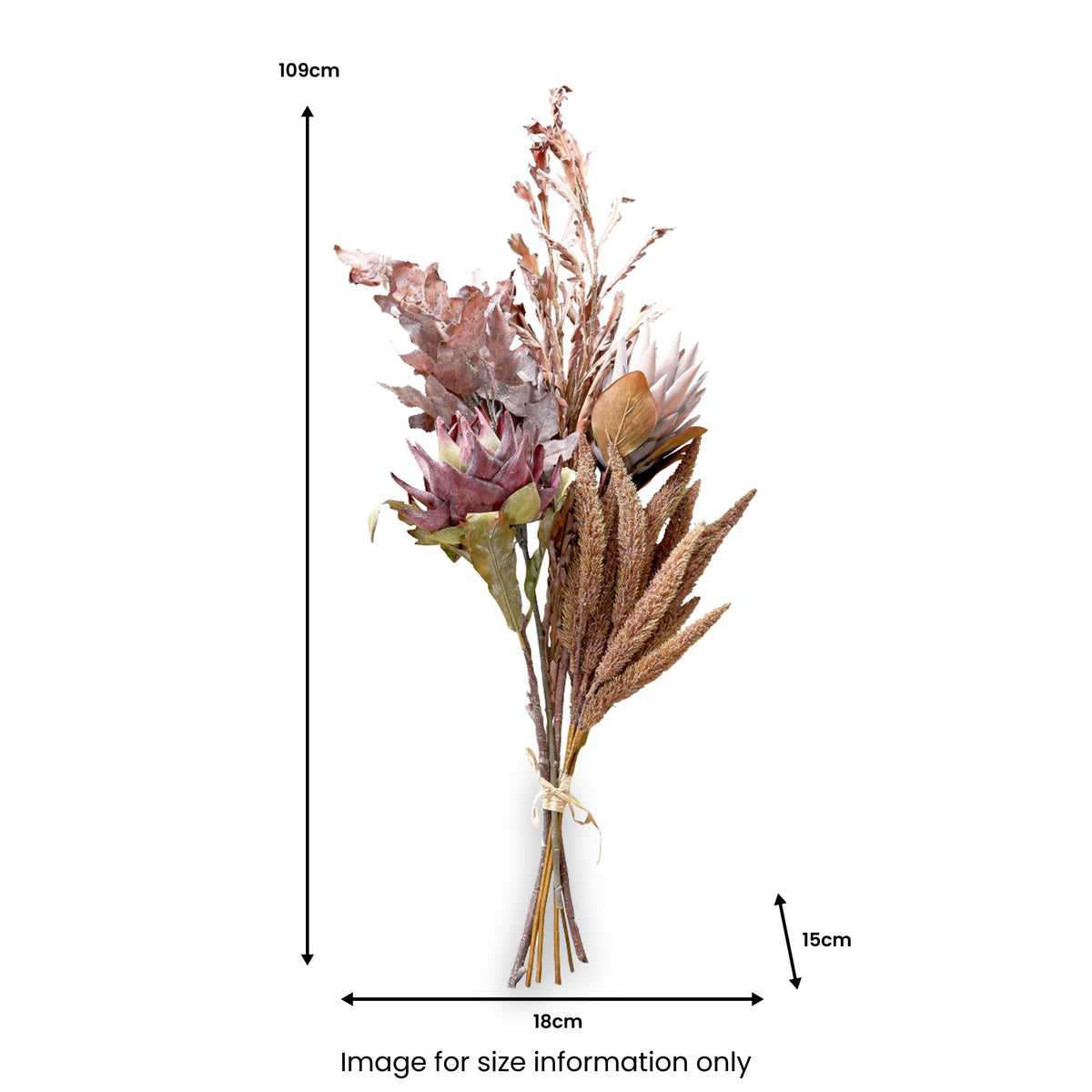 Mulberry Brown Dried Flower Bunch from Roseland Furniture