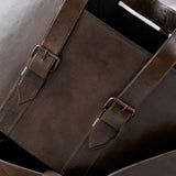 Alessio Peppercorn Leather Handled Storage from Roseland Furniture