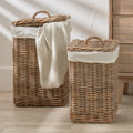 Kubu Square Linen Baskets Grey from Roseland Furniture