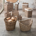 Kubu Square Linen Baskets Grey from Roseland Furniture