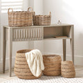 Kubu Oval Baskets Grey from Roseland Furniture