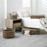 Kubu Oval Baskets Grey from Roseland Furniture