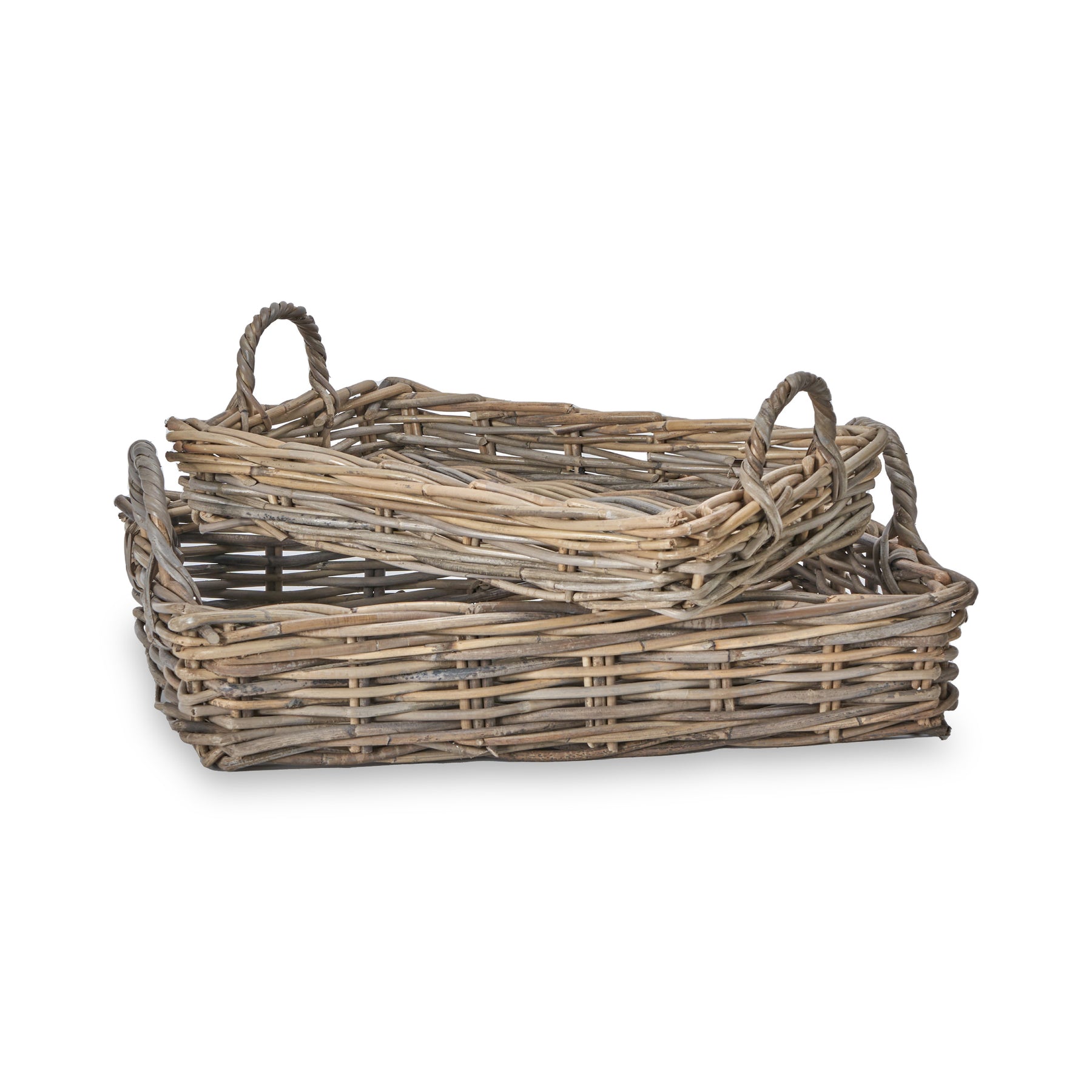 Kubu Basket Trays Grey from Roseland Furniture