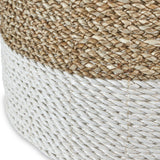 Banana Leaf Two Tone Baskets White from Roseland Furniture