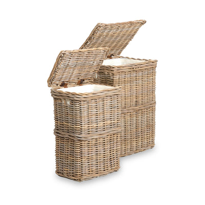 Kubu Rectangular Linen Baskets Set of 2