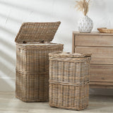 Kubu Rectangular Linen Baskets from Roseland Furniture