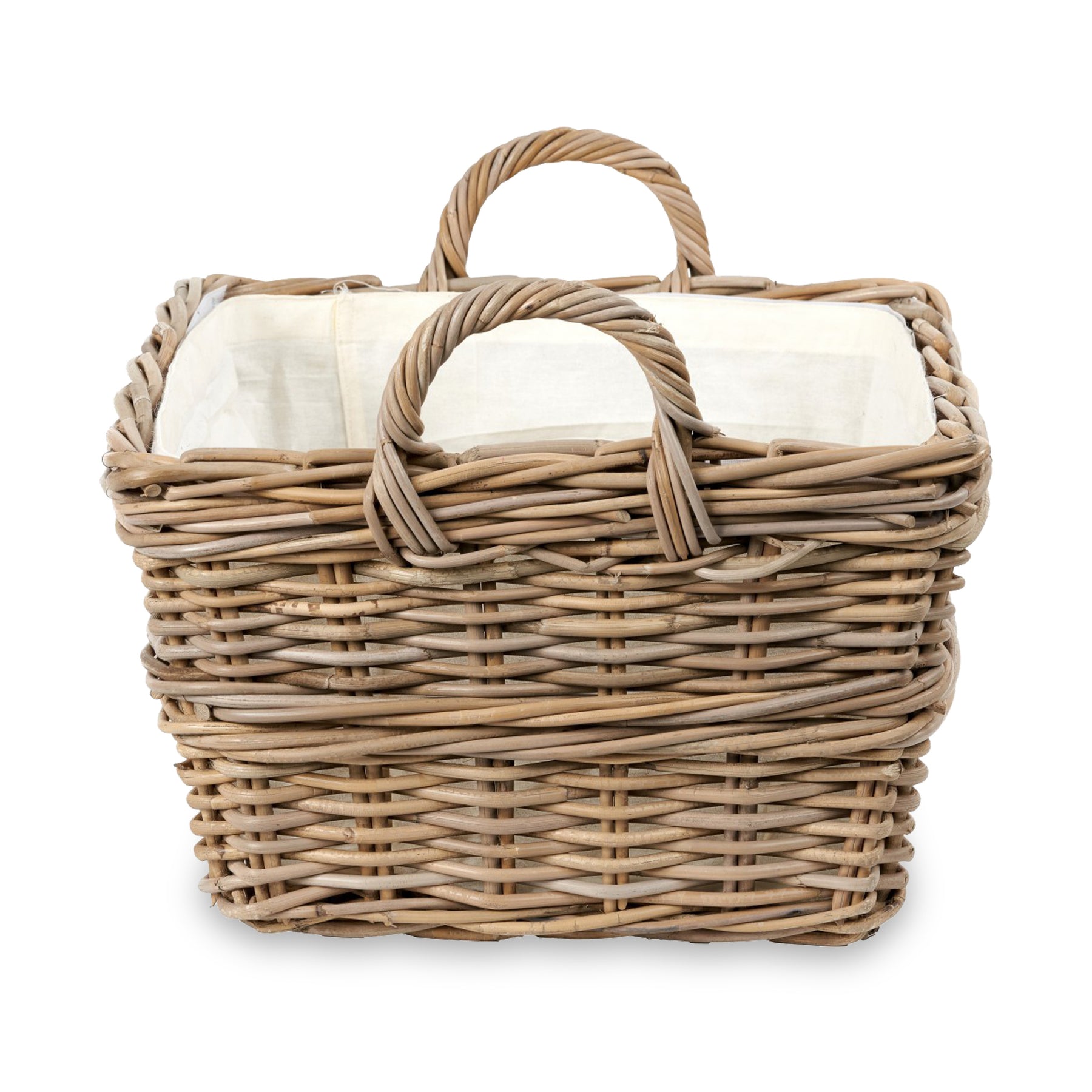 Kubu Rectangular Handled Laundry Basket from Roseland Furniture