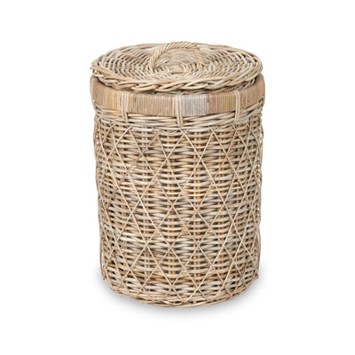 Rattan Round Linen Basket
